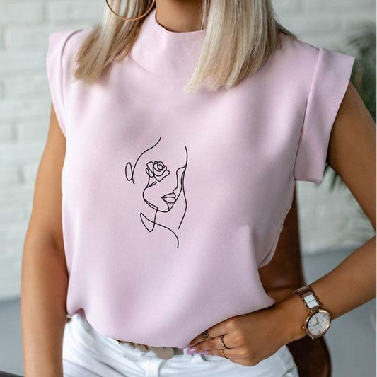 Closed neck Tshirt